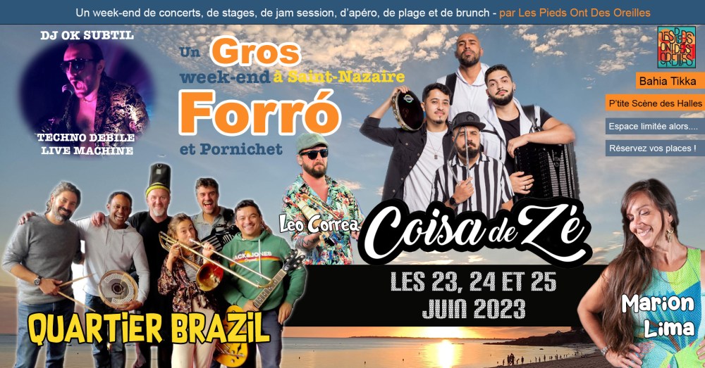 Affiche : Le gros week-end forró 2023