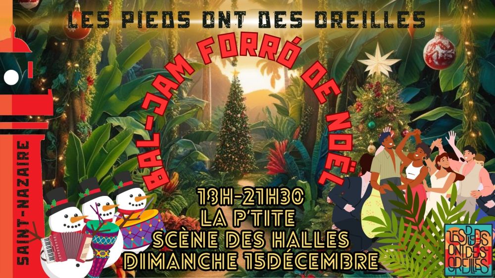 Affiche : Bal-Jam forró de Noël
