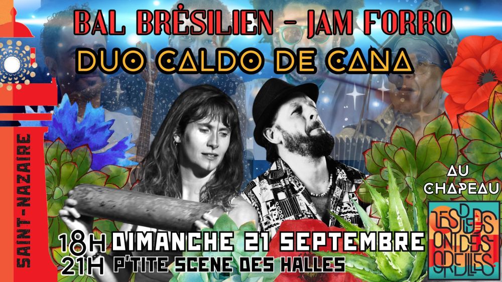 Affiche : Bal-Concert-Jam avec Duo Caldo de Cana et invités brésiliens
