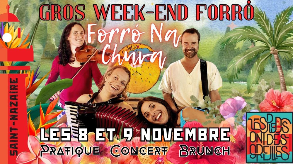 Affiche : Forró Na Chuva à Saint-Nazaire