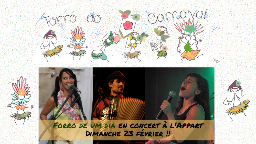 Affiche : Concert carnavalesque avec Forró De Um Dia