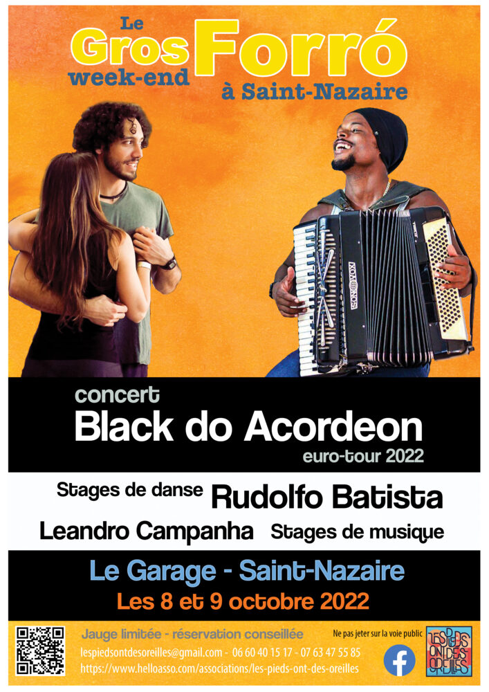 Affiche : Gros week-end forró avec Black do Acordeon