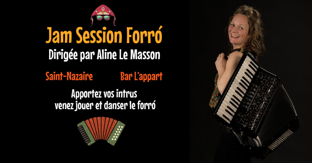 Affiche : Jam session forró avec Aline, Alise et Gabiju