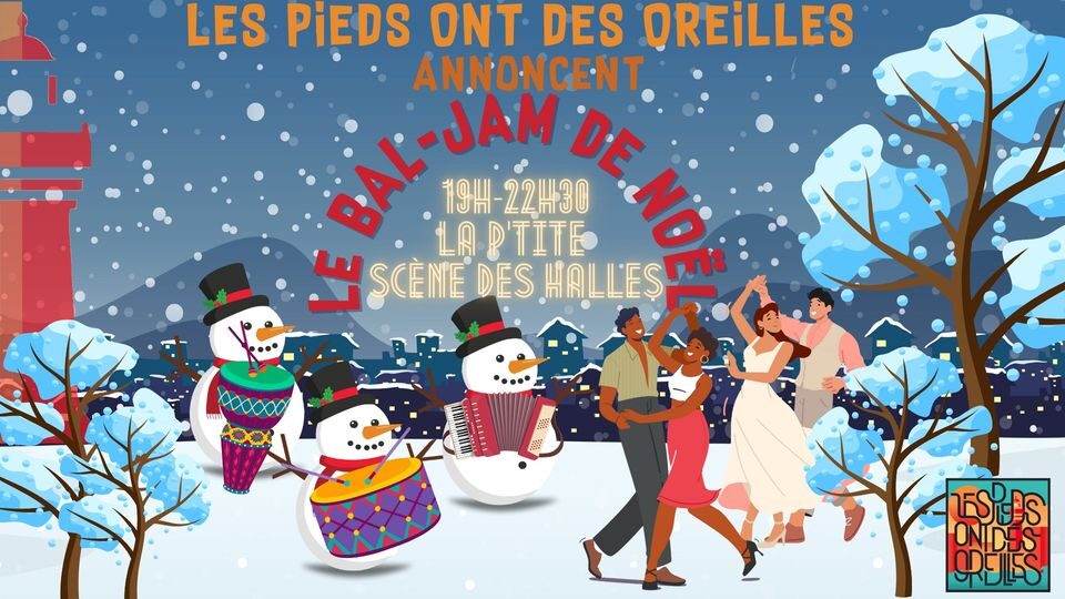 Affiche : Bal-jam forró de Noël