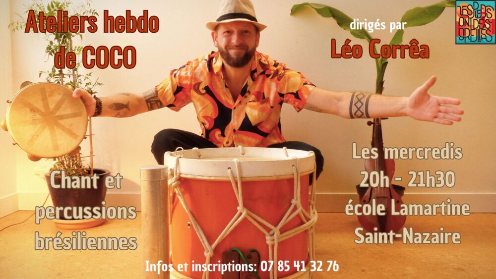 Affiche : Ateliers hebdo de coco et cours hebdo (2024)