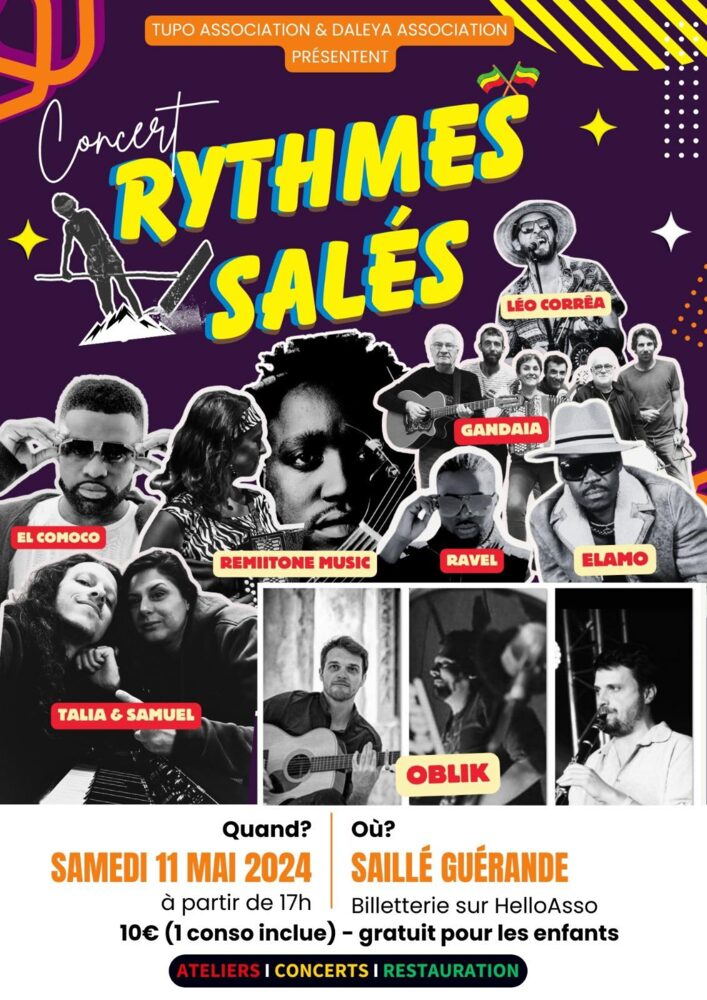 Affiche : Rythmes salés