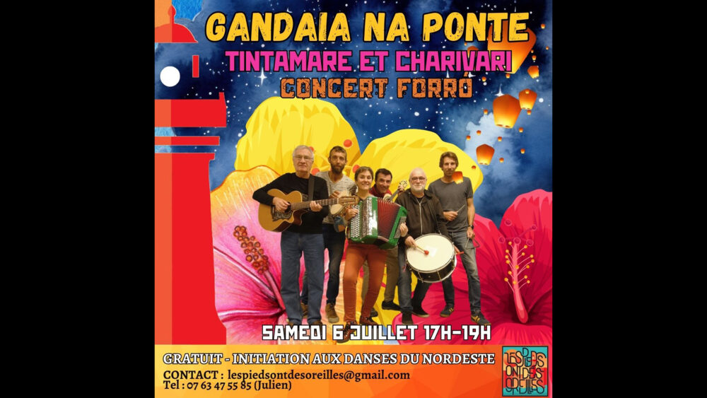 Affiche : Gandaia na Ponte au festival Tintamarre et Charivari