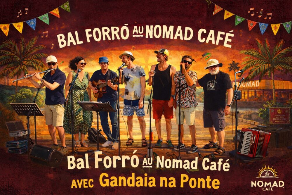 Affiche : Bal-concert forró avec Gandaia na Ponte au Nomad Café