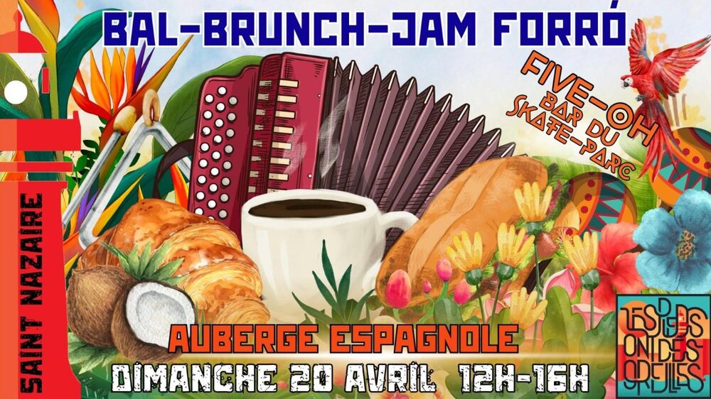 Affiche : Brunch et jam forró