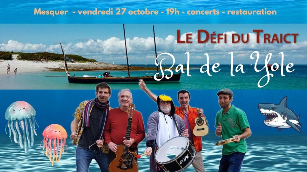 Affiche : Gandaia au Bal de la Yole à Mesquer