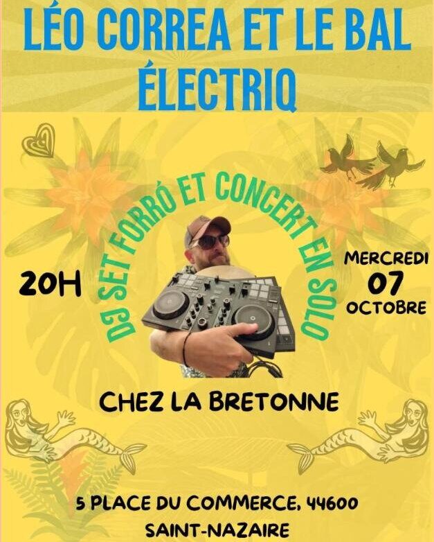Affiche : Léo Corrêa : DJ set forró et concert en solo