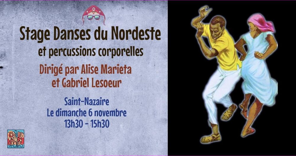 Affiche : Stage de danses du Nordeste avec Alise et Gabidju