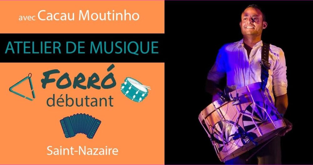 Affiche : Atelier de musique forró débutant avec Cacau