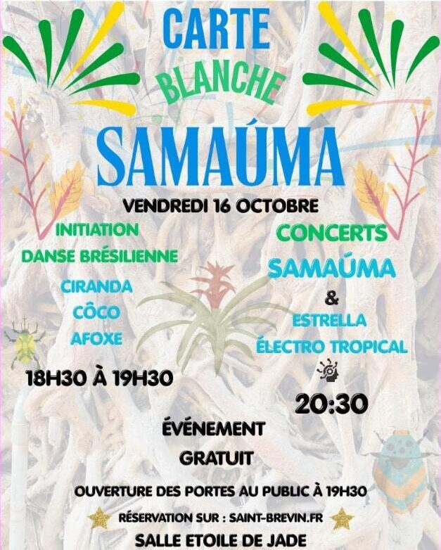 Affiche : Carte blanche à l'école de musique Samaùma