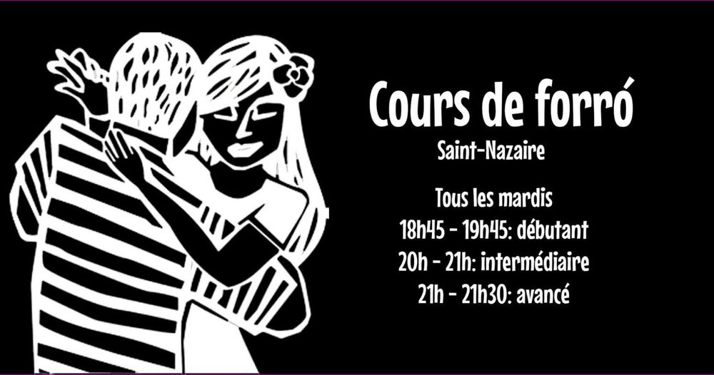 Affiche : Portes ouvertes du cours de danse forró