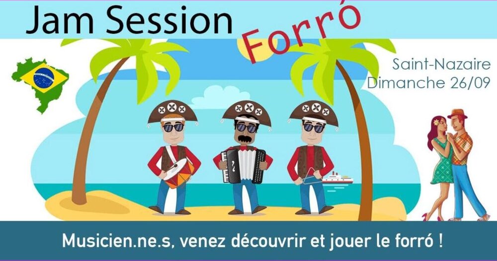 Affiche : Jam forró à Saint-Nazaire