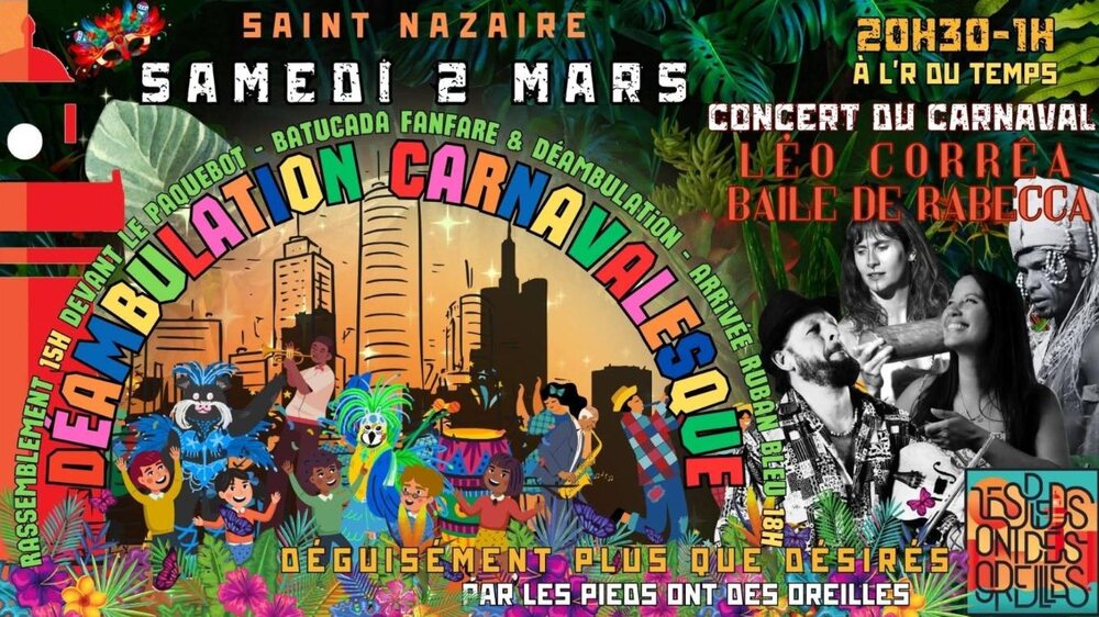 Affiche : Déambulation carnavalesque