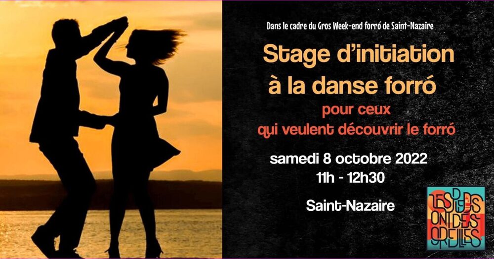 Affiche : Stage d'initiation à la danse forró