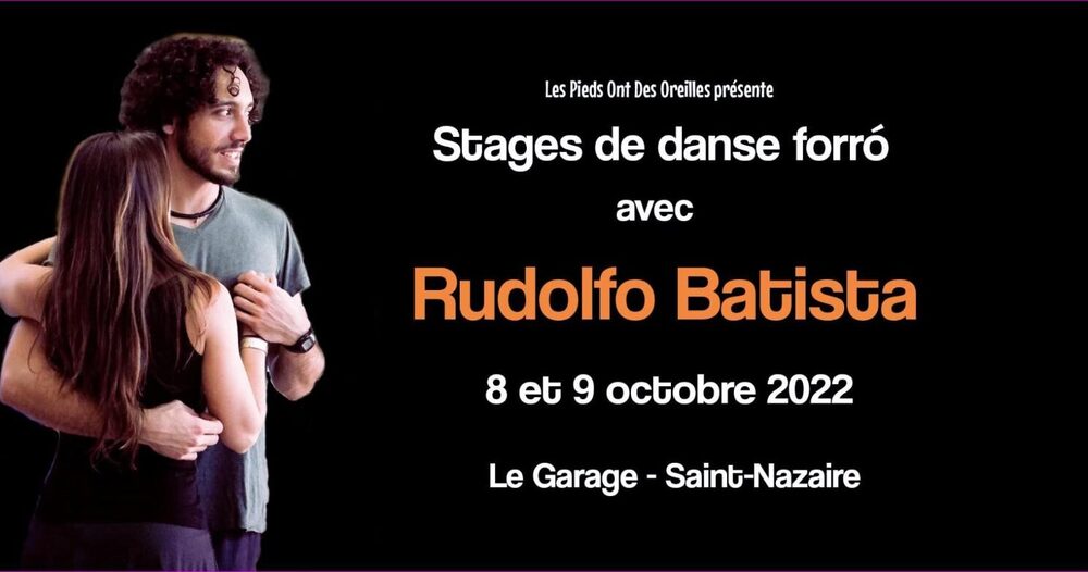 Affiche : Stage de danse forró avec Rudolfo Batista