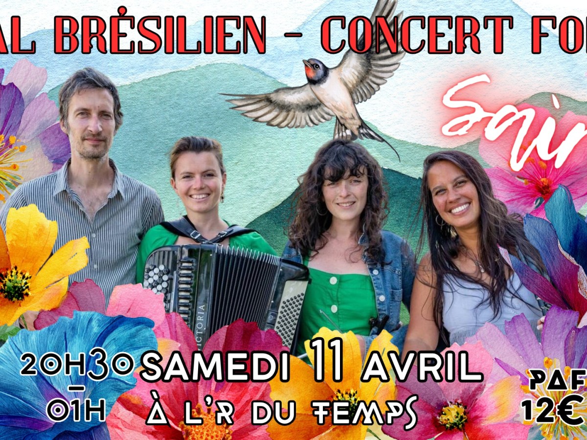 🎶 Concert de Saíra et stages – à Saint-Nazaire&nbsp;🌸💃